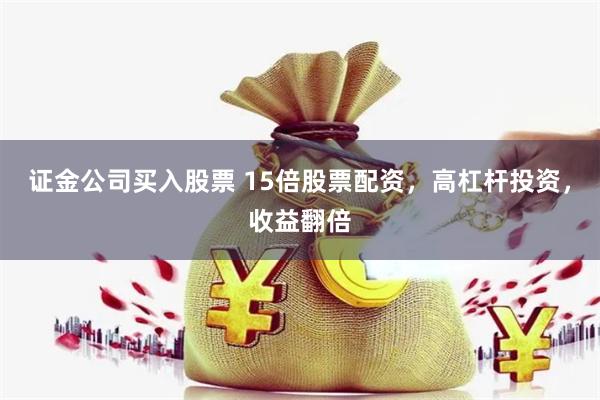 证金公司买入股票 15倍股票配资，高杠杆投资，收益翻倍